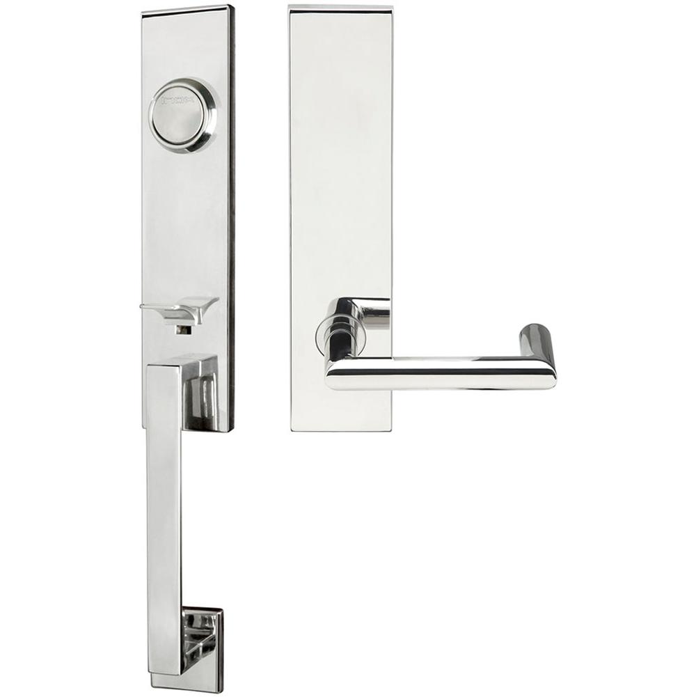 INOX - MH Handleset Tubular Stuttgart Full Dummy 32 RH - Polished Stainless Steel