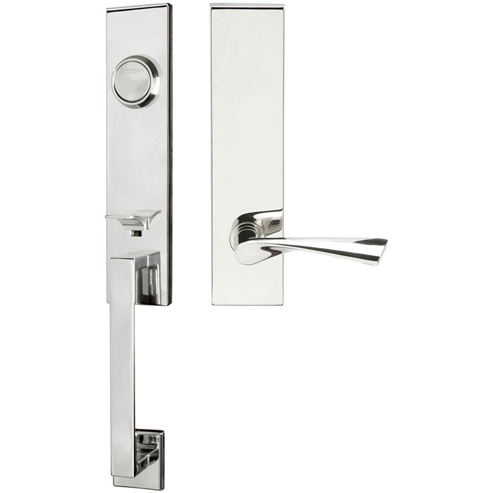 INOX - MH Handleset Tubular Breeze Full Dummy 32 LH - Polished Stainless Steel
