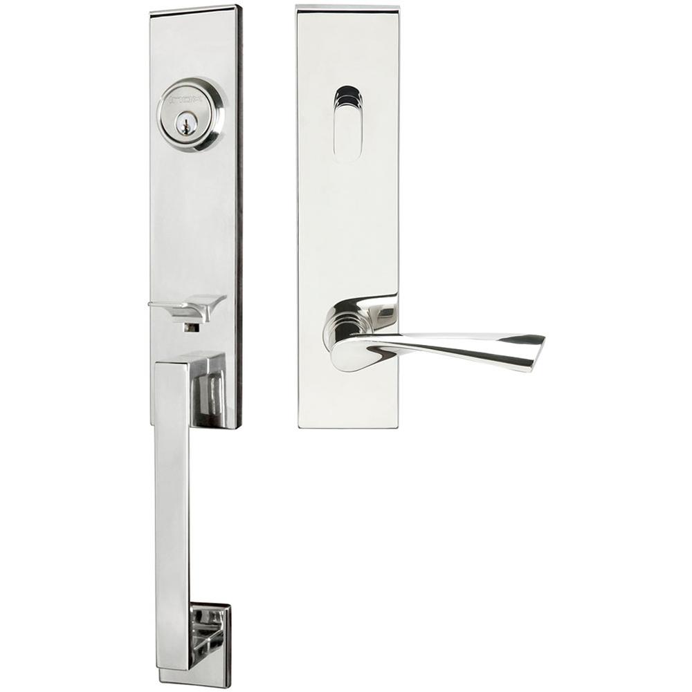 INOX - MH Handleset Tubular Breeze Entry 2-3/8'' 32 RHR - Polished Stainless Steel