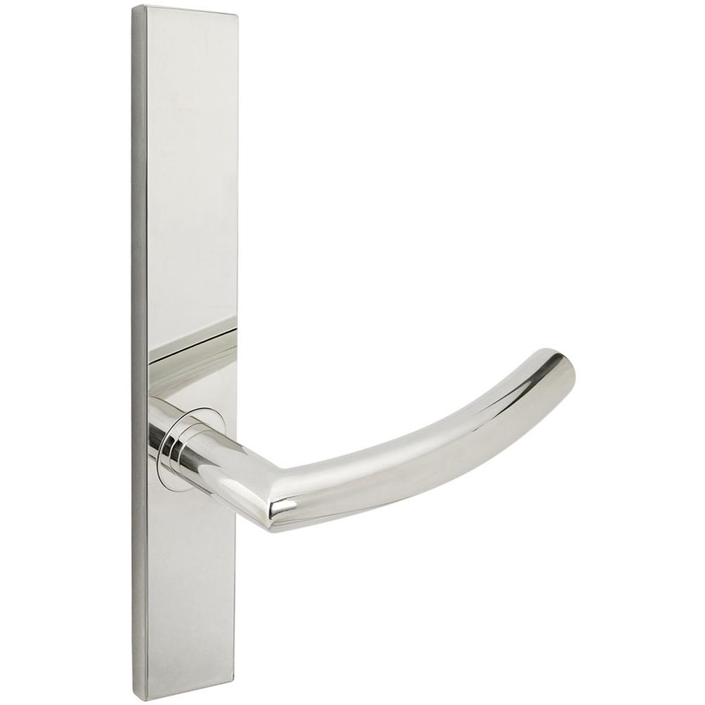 INOX - MU Multipoint 103 Oslo Passage Lever Low US32 - Polished Stainless Steel