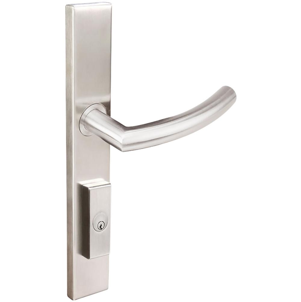 INOX - MU Multipoint 103 Oslo US Entry Lever High US32D RH - Satin Stainless Steel