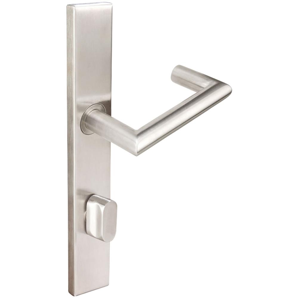 INOX - MU Multipoint 109 Stuttgart US Entry Lever High US32D LH - Satin Stainless Steel