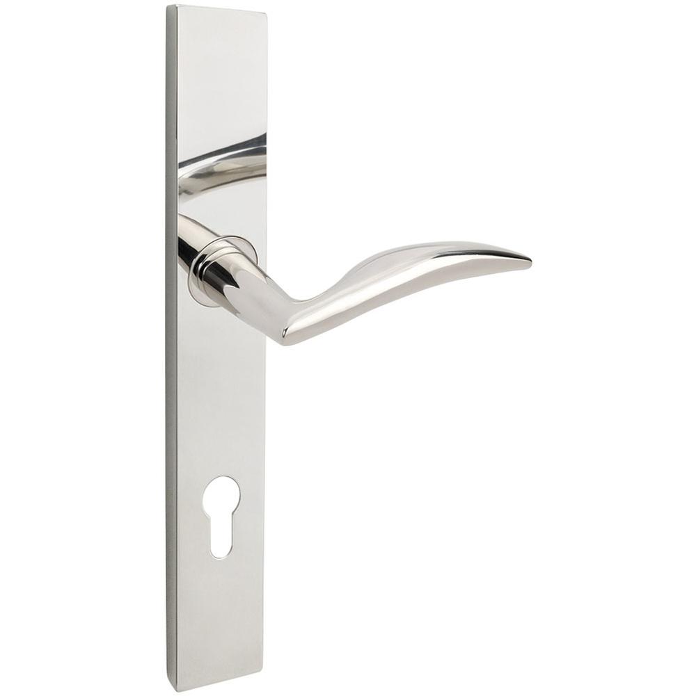 INOX - MU Multipoint 210 Air-stream Euro Patio Lever High US32 LH - Polished Stainless Steel