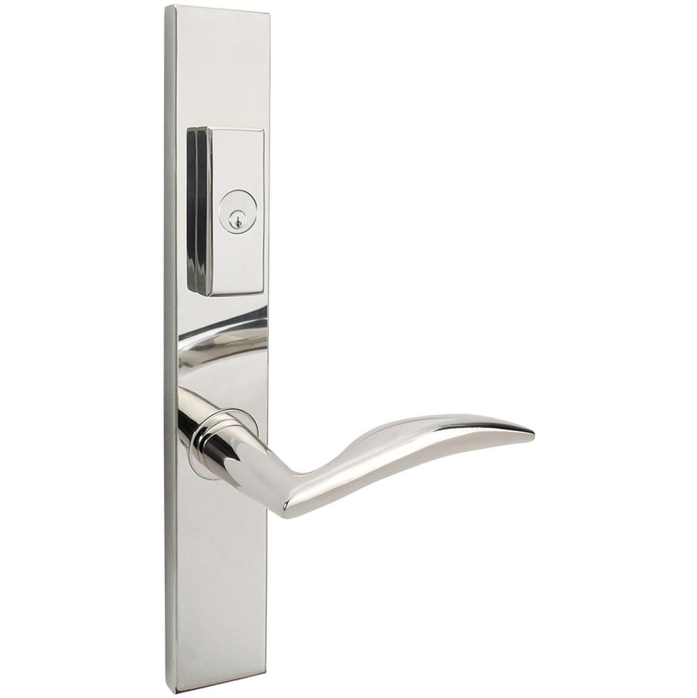 INOX - MU Multipoint 210 Air-stream US Entry Lever Low US32 RH - Polished Stainless Steel