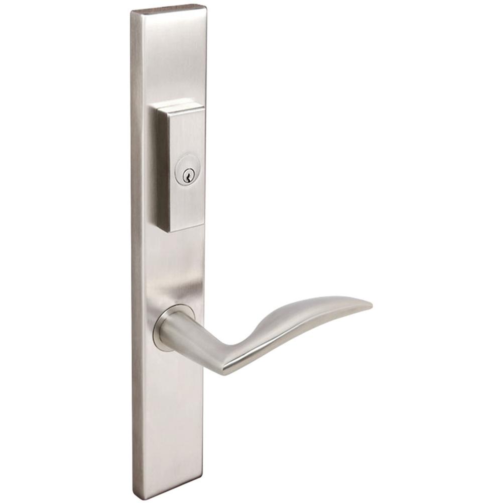 INOX - MU Multipoint 210 Air-stream US Entry Lever Low US32D LH - Satin Stainless Steel