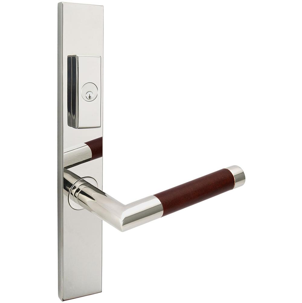 INOX - MU Multipoint 213 Cabernet US Entry Lever Low US32 RH - Polished Stainless Steel