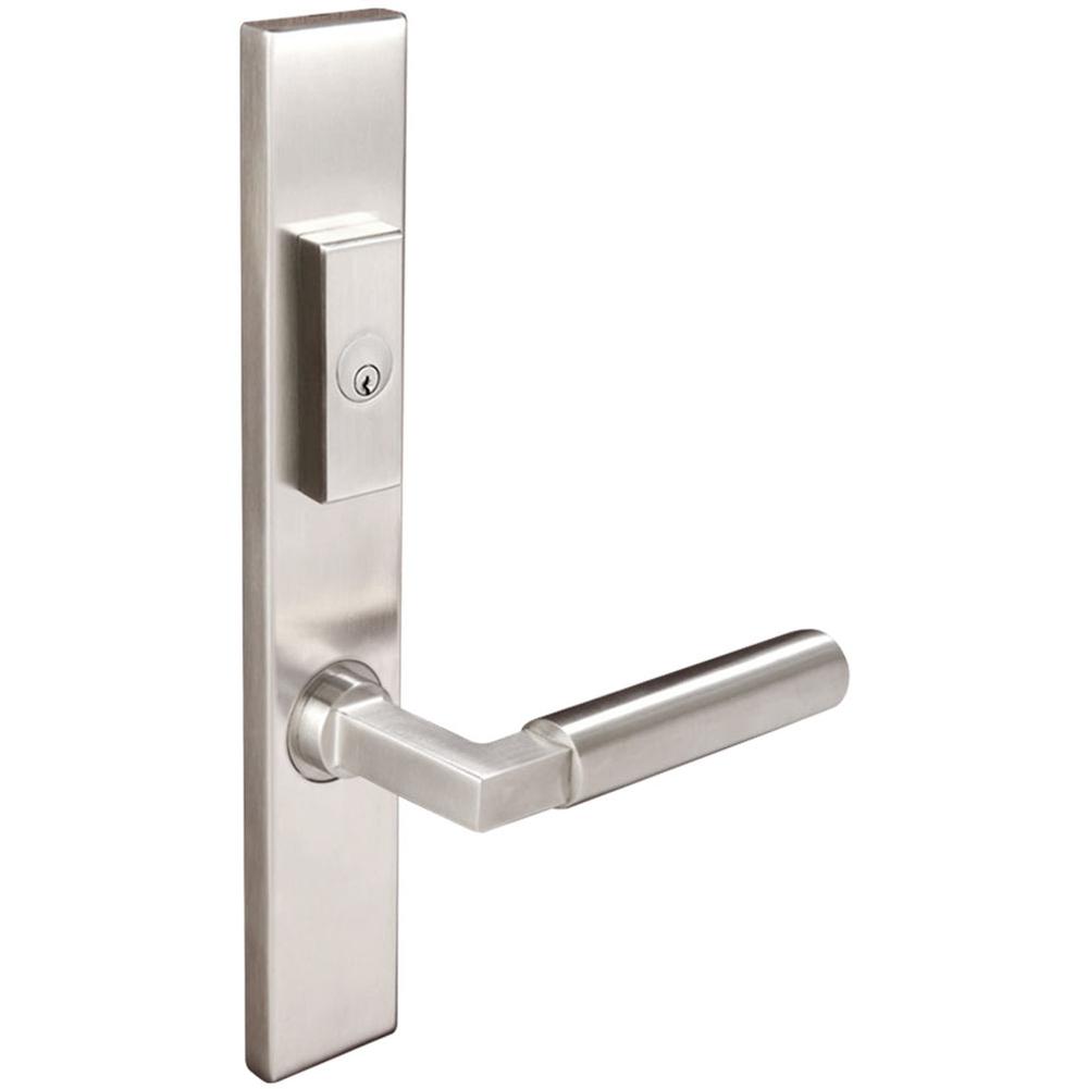 INOX - MU Multipoint 221 Aurora US Entry Lever Low US32D RH - Satin Stainless Steel