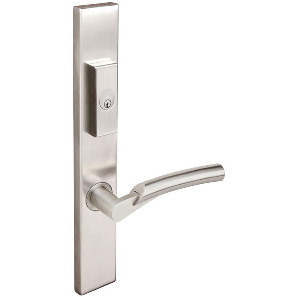 INOX - MU Multipoint 223 Phoenix US Entry Lever Low US32D RH - Satin Stainless Steel