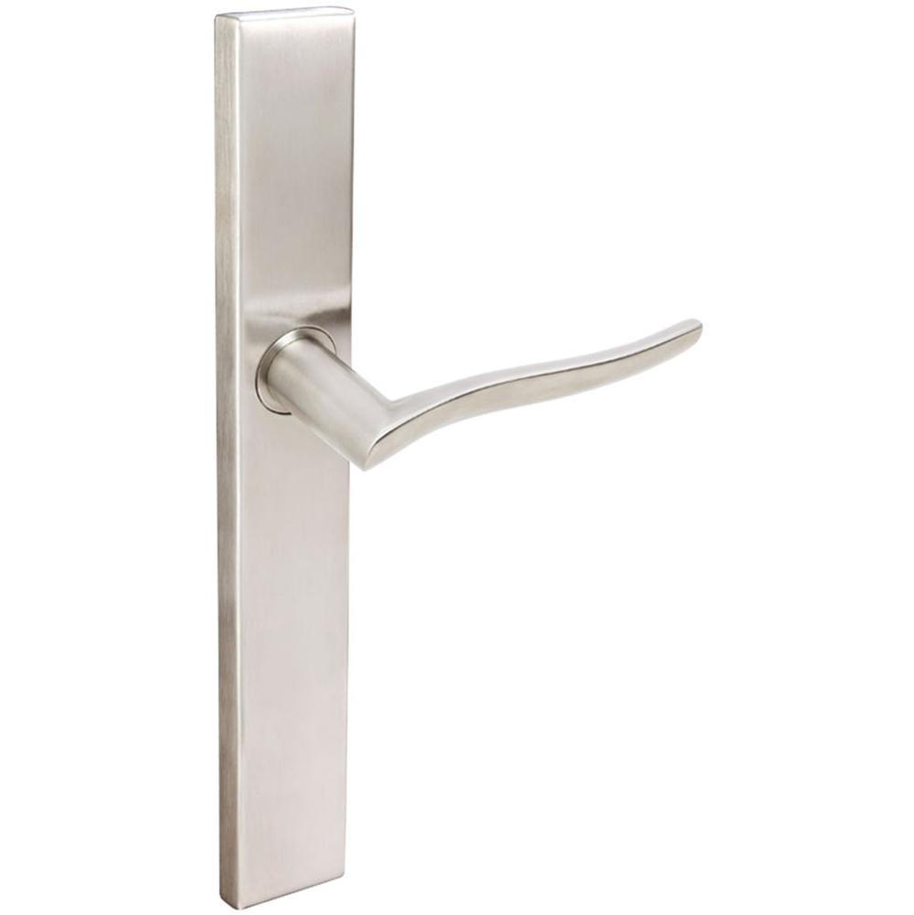 INOX - MU Multipoint 225 Waterfall Passage Lever High US32D - Satin Stainless Steel