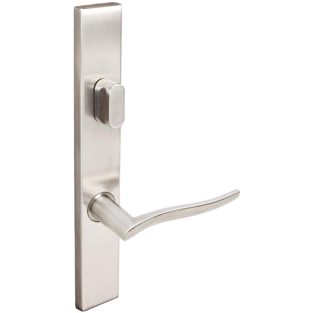 INOX - MU Multipoint 225 Waterfall US Patio Lever Low US32D RH - Satin Stainless Steel