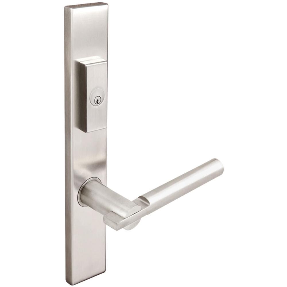INOX - MU Multipoint 251 Sequoia US Entry Lever Low US32D LH - Satin Stainless Steel