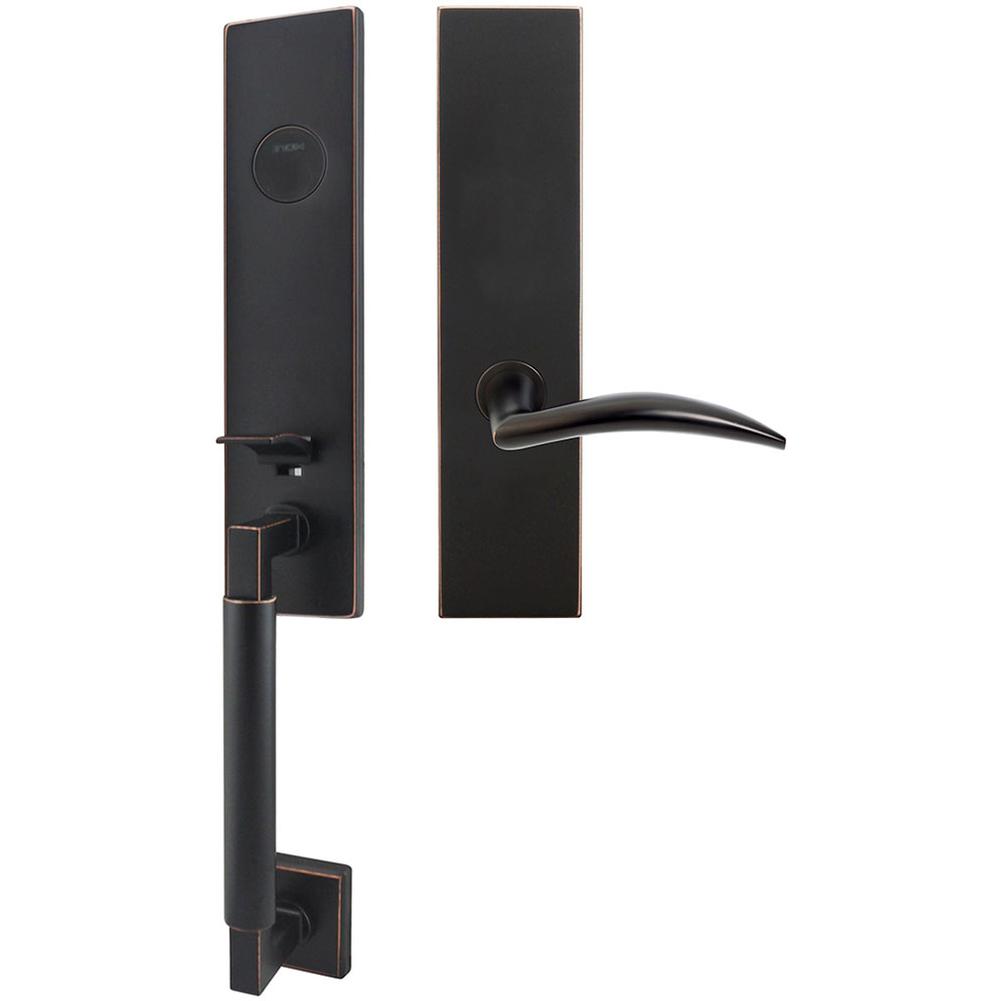 INOX - NY Handleset MT Mortise Air-stream Full Dummy 10B RH - Oil Rubbed Bronze