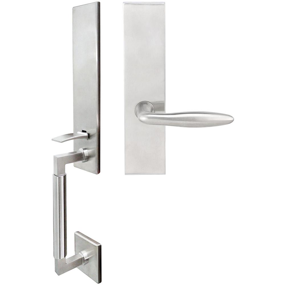 INOX - NY Handleset MT Mortise Summer Full Dummy 32D LH - Satin Stainless Steel