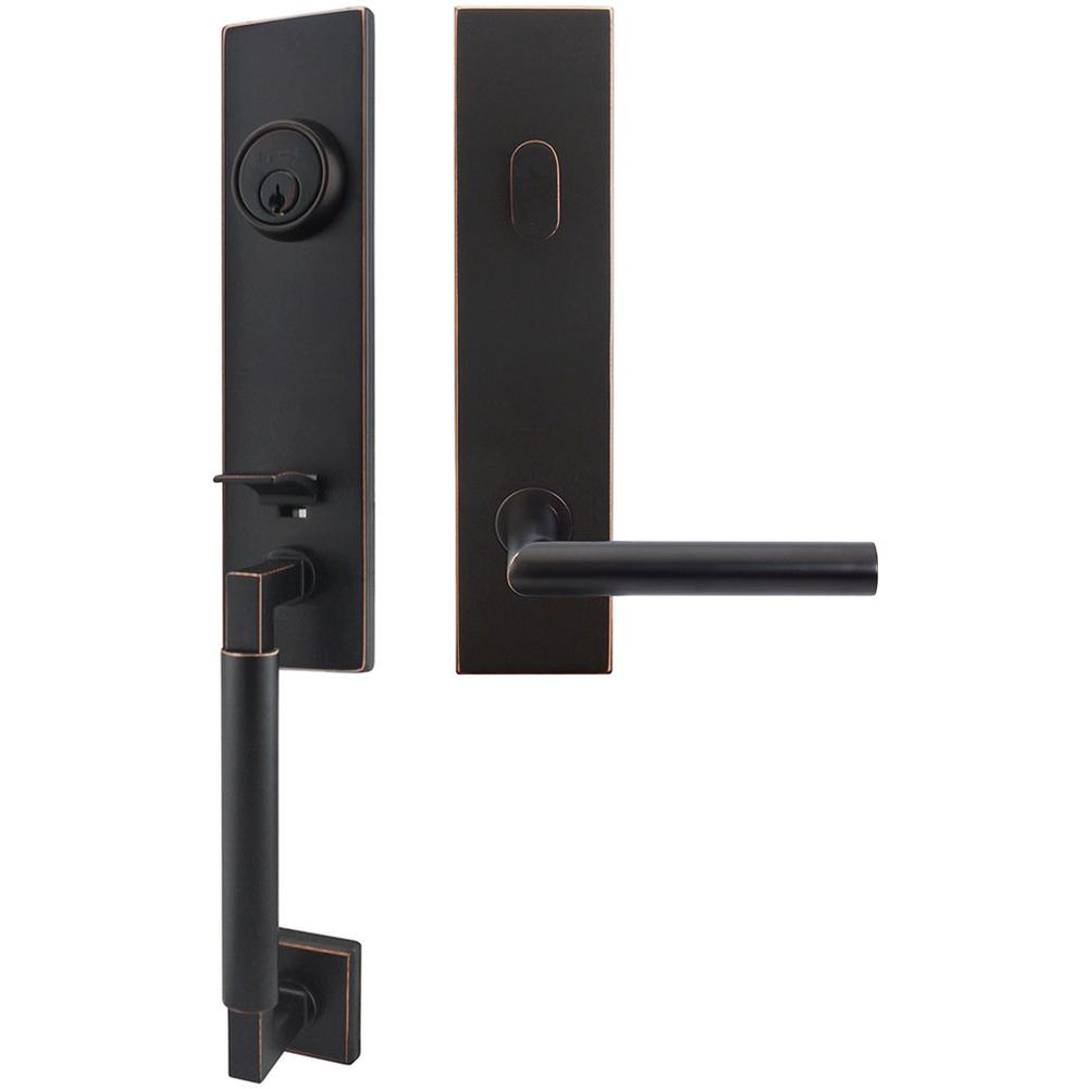 INOX - NY Handleset Tubular Frankfurt Entry 2-3/8'' 10B LH - Oil Rubbed Bronze