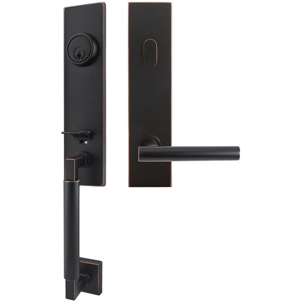 INOX - NY Handleset Tubular Copenhagen Entry 2-3/8'' 10B LH - Oil Rubbed Bronze