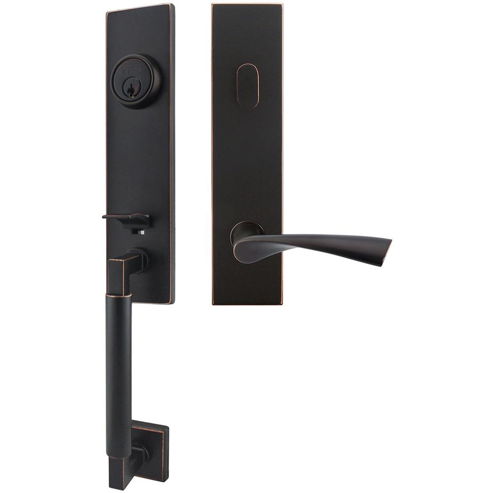 INOX - NY Handleset Tubular Breeze Entry 2-3/4'' 10B LHR - Oil Rubbed Bronze