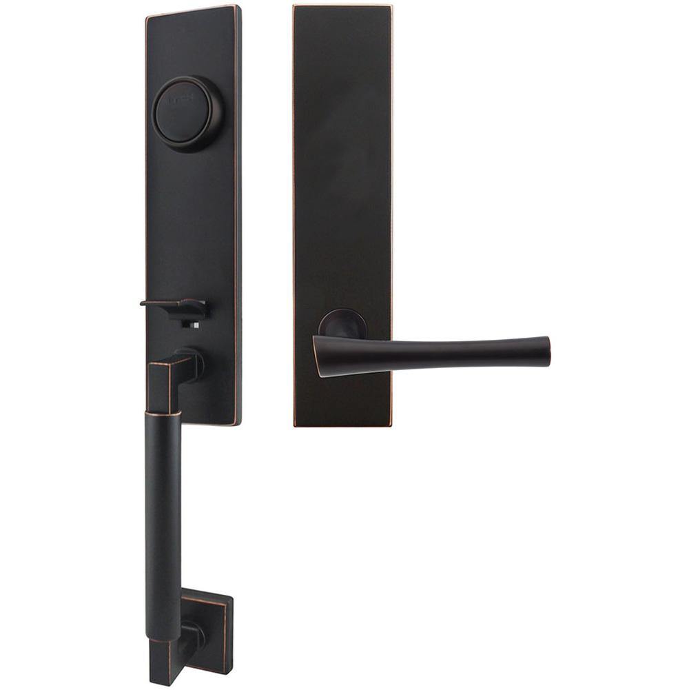 INOX - NY Handleset Tubular Champagne Full Dummy 10B RH - Oil Rubbed Bronze