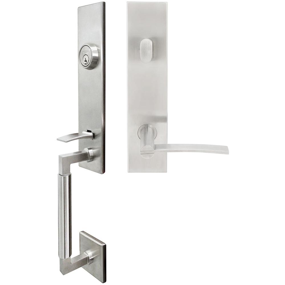 INOX - NY Handleset Tubular Horizon Entry 2-3/4'' 32D LHR - Satin Stainless Steel