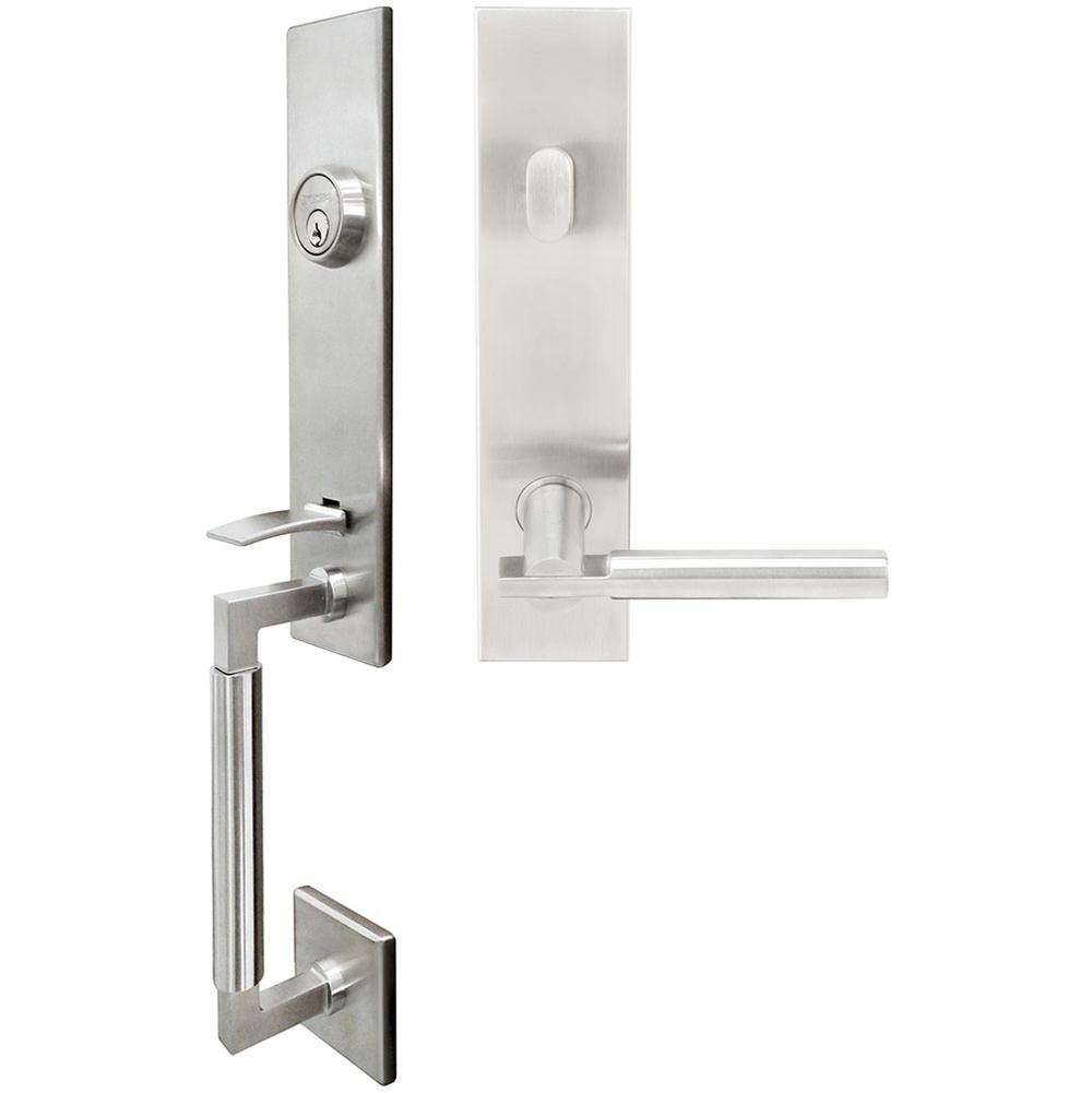 INOX - NY Handleset Tubular Sequoia Entry 2-3/8'' 32D RH - Satin Stainless Steel