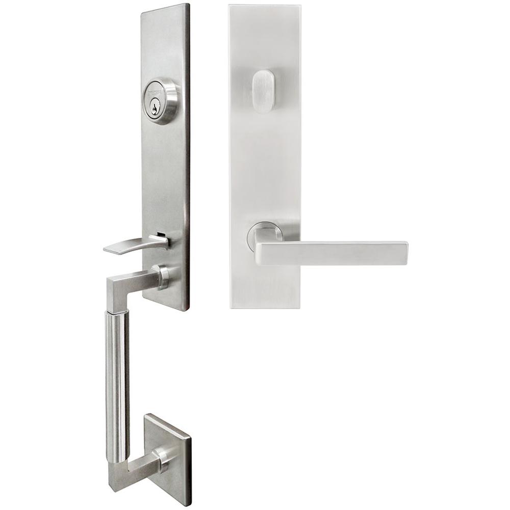 INOX - NY Handleset Tubular Tokyo Entry 2-3/4'' 32D RH - Satin Stainless Steel