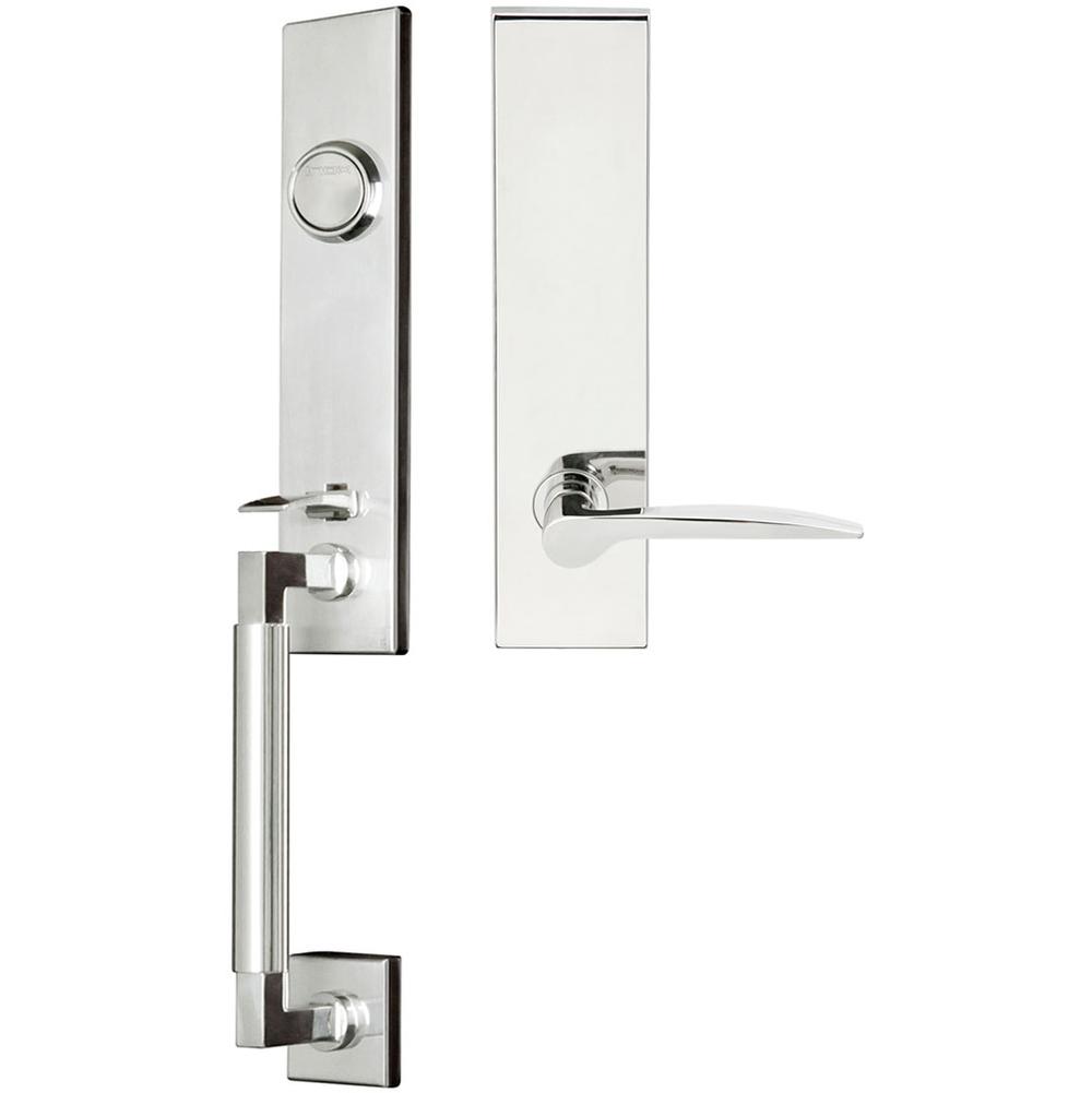 INOX - NY Handleset Tubular Toronto Full Dummy 32 RH - Polished Stainless Steel
