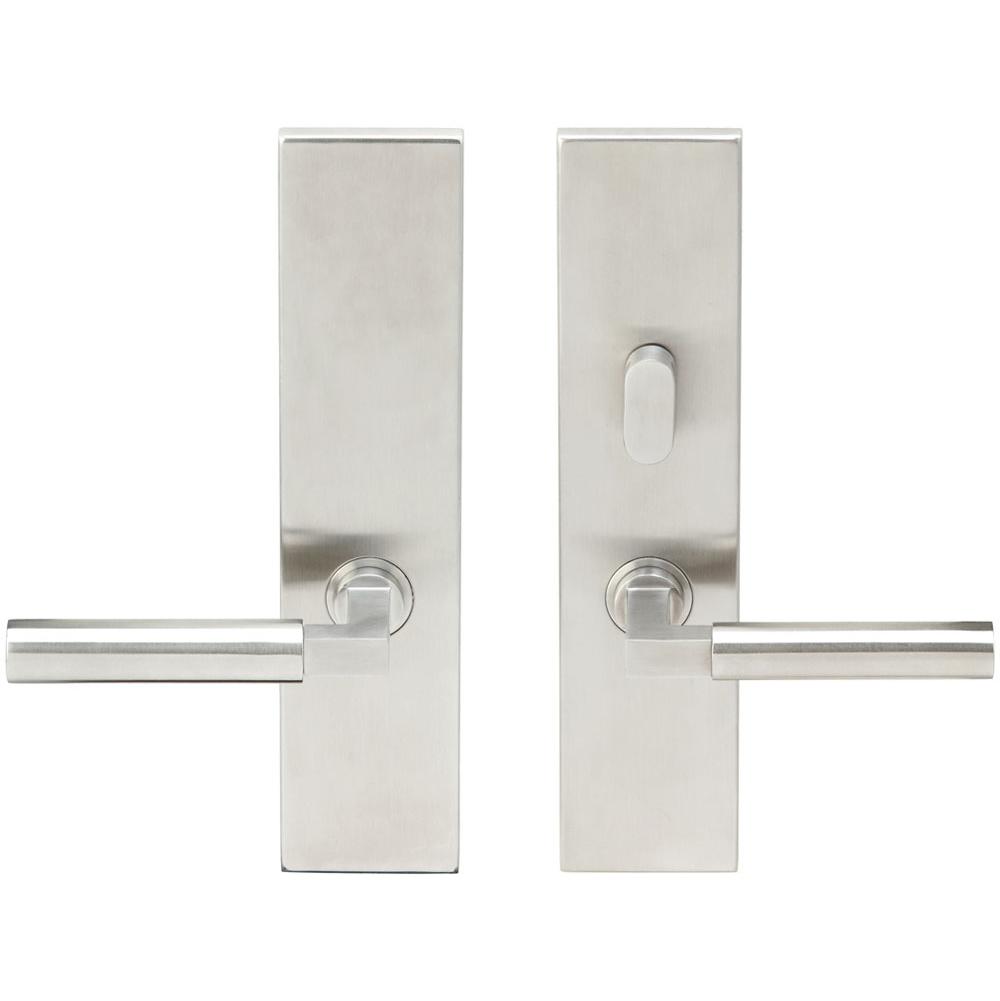 INOX - SF 221 Aurora, TL4 w/Privacy Bolt, 2-3/8'' BS,32D,RH - Satin Stainless Steel