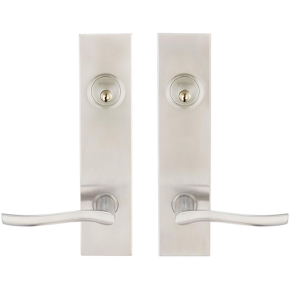 INOX - SF 225 Waterfall,TL4 Entry,Double Cyl 2-3/4'' BS,32D - Satin Stainless Steel