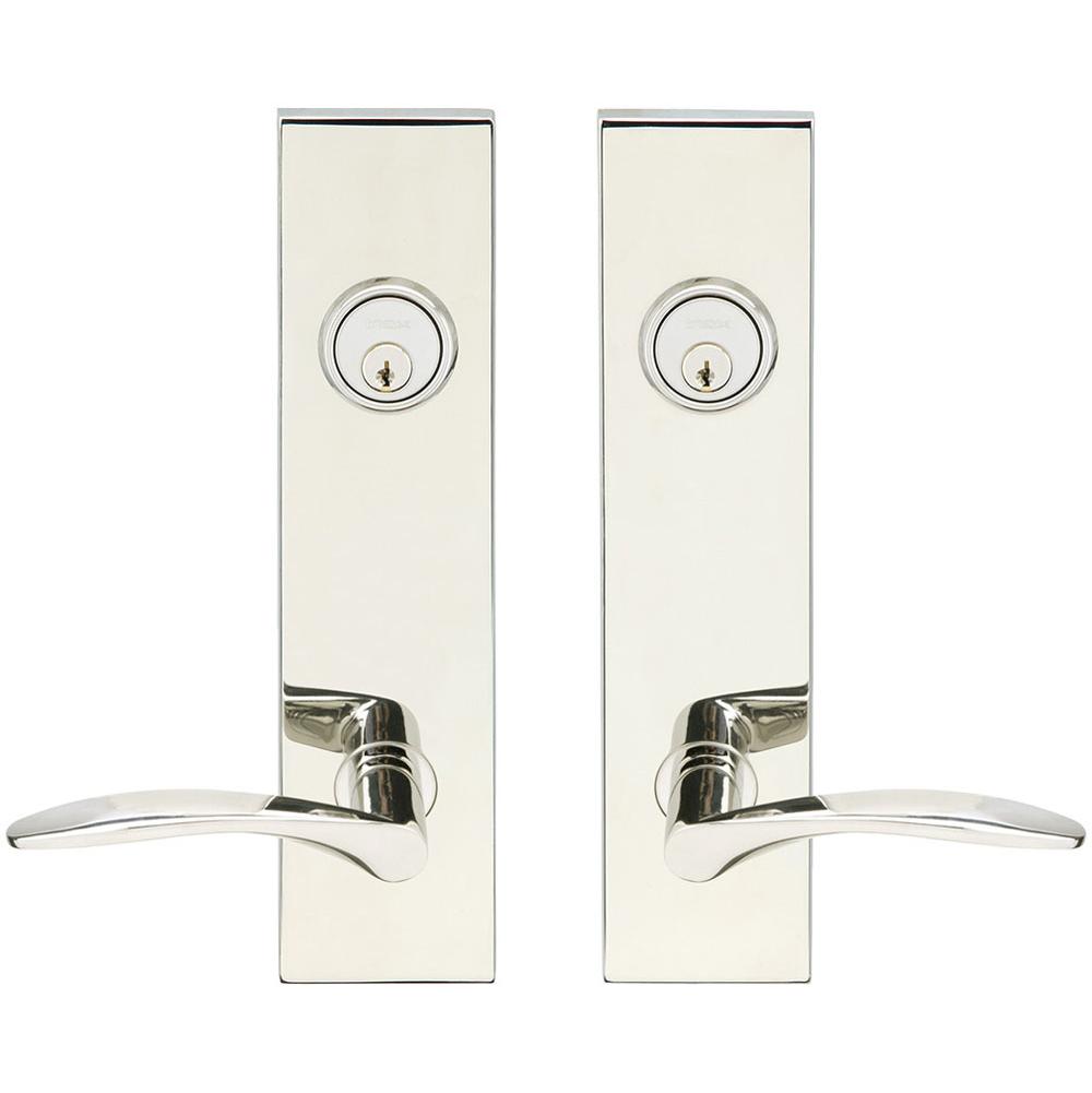 INOX - SF 311 Crest,TL4 Entry,Double Cyl 2-3/8'' BS,32 - Polished Stainless Steel