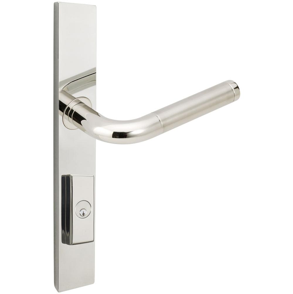INOX - MU Multipoint 108 Vienna US Entry Lever High SP RH - Satin Stainless Steel