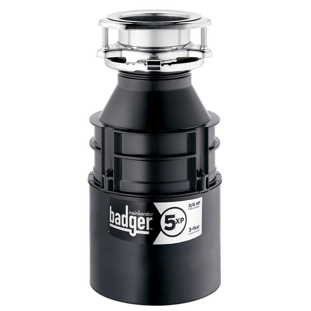 InSinkErator - Badger 5XP Garbage Disposer - Model Number: BADGER 5XP