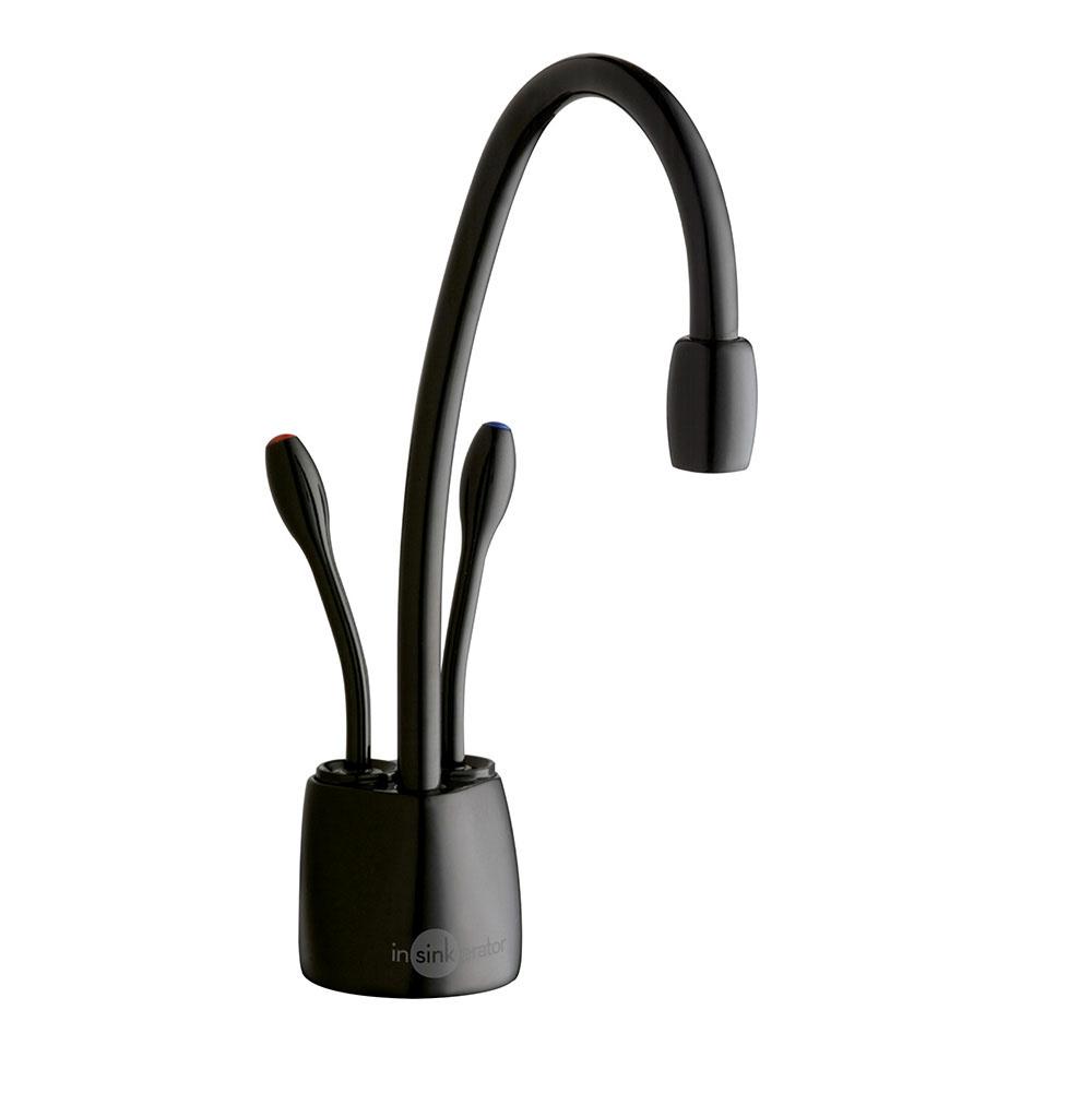InSinkErator - Indulge Contemporary F-HC1100 Instant Hot/Cool Water Dispenser Faucet in Black - Black