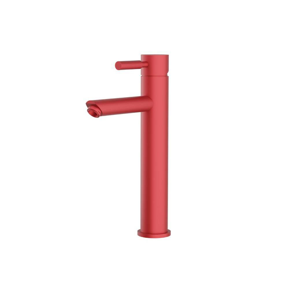 Isenberg By Flusso - Single Hole Vessel Faucet - Deep Red