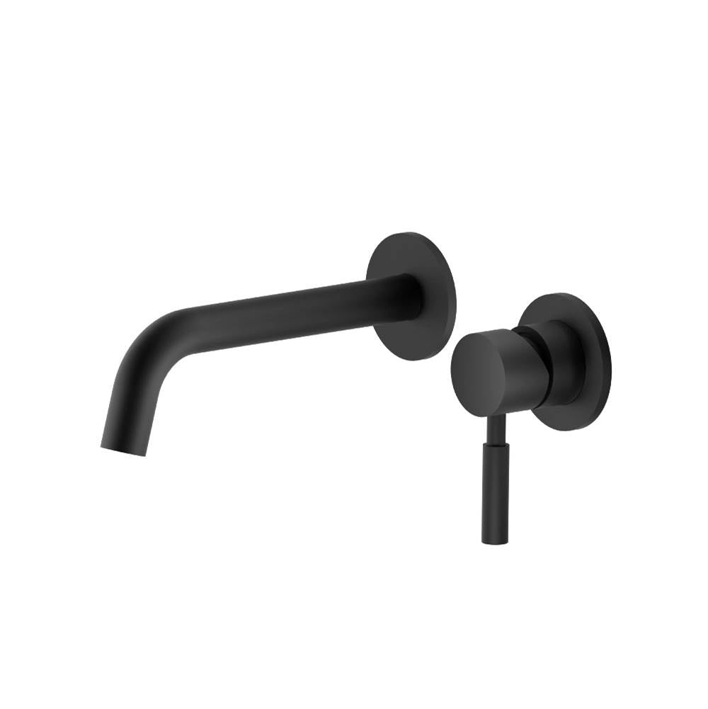 Isenberg By Flusso - Single Handle Wall Mounted Bathroom Faucet - Matte Black