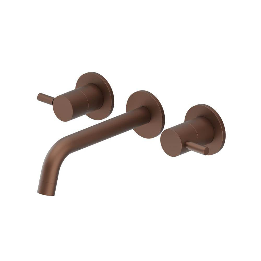 Isenberg By Flusso - Two Handle Wall Mounted Bathroom Faucet - Vortex Brown
