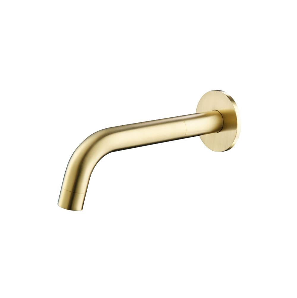 Isenberg By Flusso - Wall Mount Non Diverting Tub Spout - Satin Brass PVD