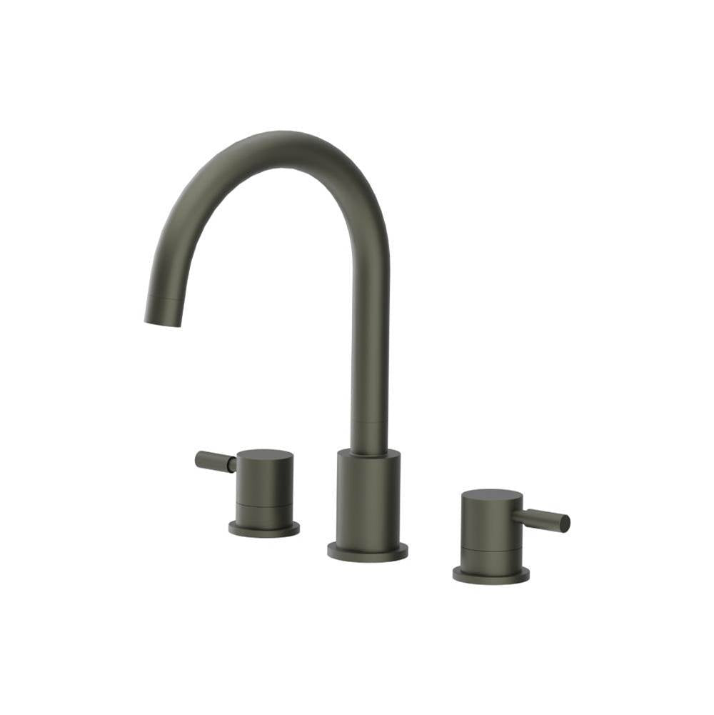 Isenberg By Flusso - 3 Hole Deck Mount Roman Tub Faucet - Dark Green