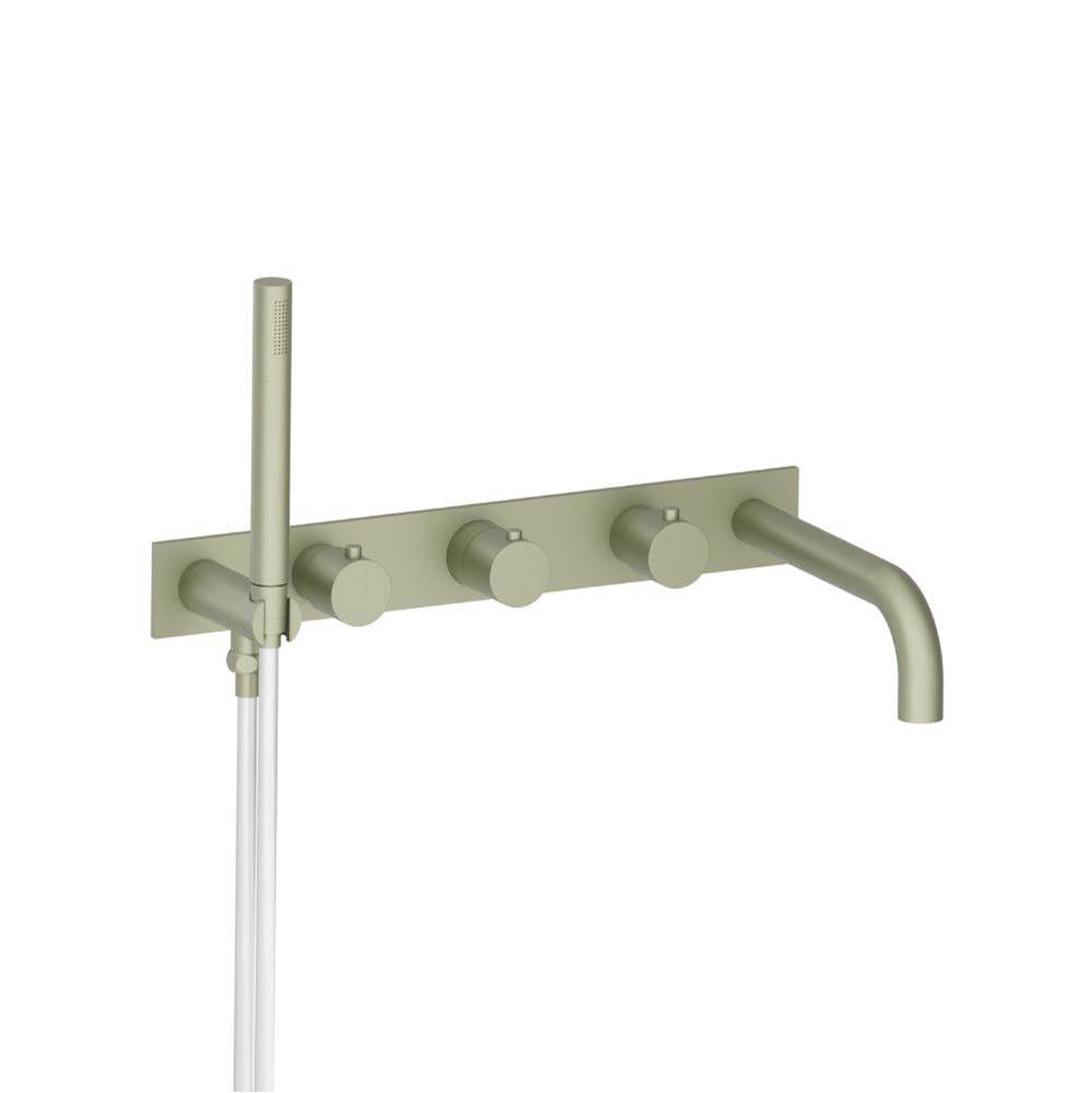 Isenberg By Flusso - Wall Mount Tub Filler With Hand Shower - Army Green