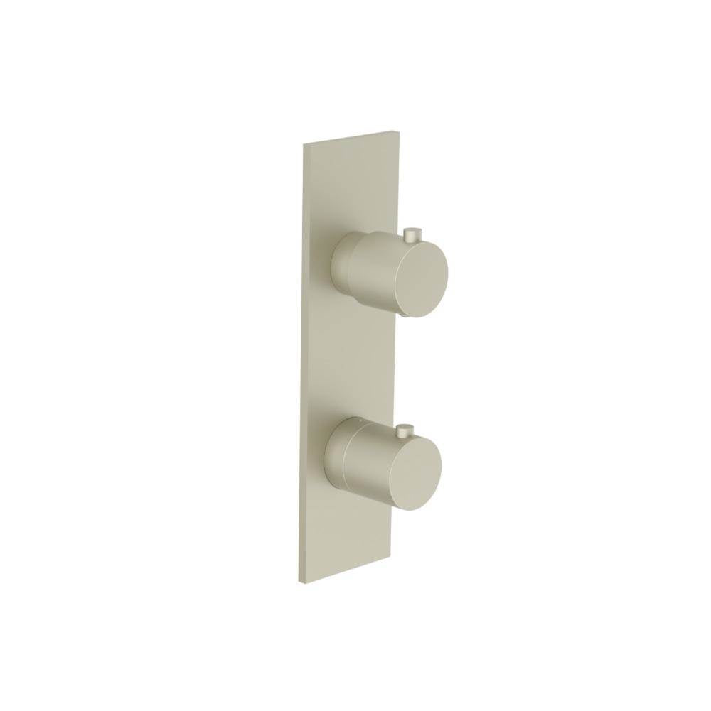 Isenberg By Flusso - 3/4'' Horizontal Thermostatic Shower Valve & Trim - 1- Output - Light Verde