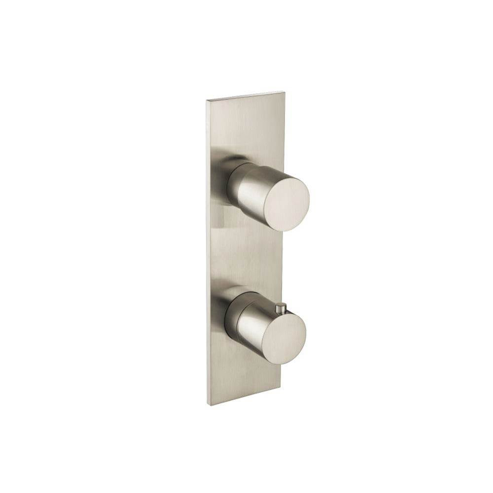 Isenberg By Flusso - Trim For Thermostatic Valve - Brushed Nickel PVD