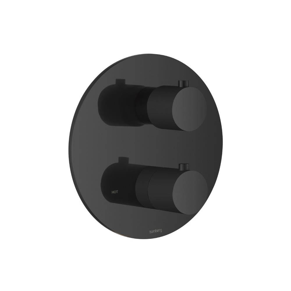 Isenberg By Flusso - Trim For Thermostatic Valve - Matte Black
