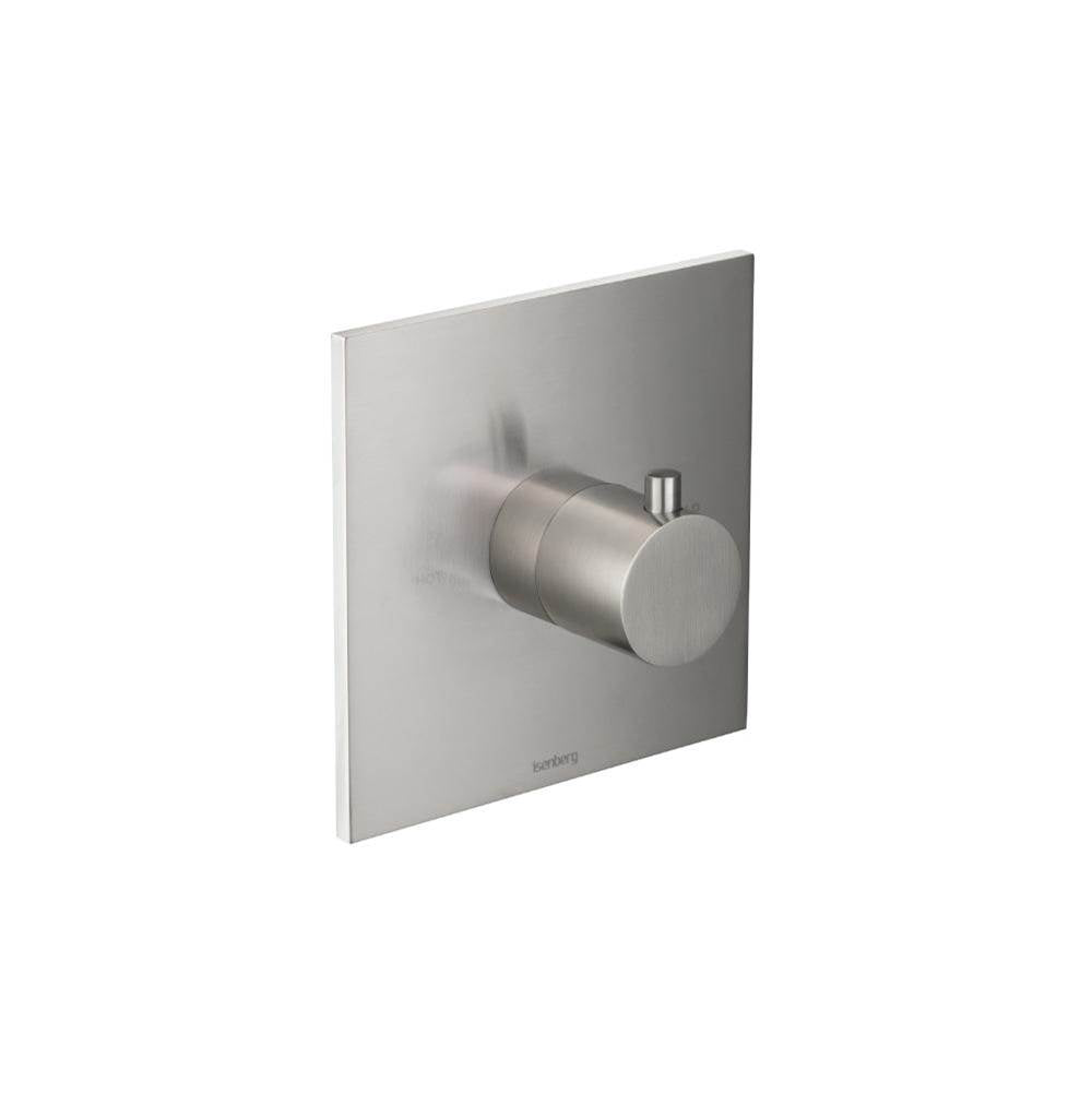 Isenberg By Flusso - Trim For 3/4'' Thermostatic Valve - Use with TVH.4201 - Brushed Nickel PVD