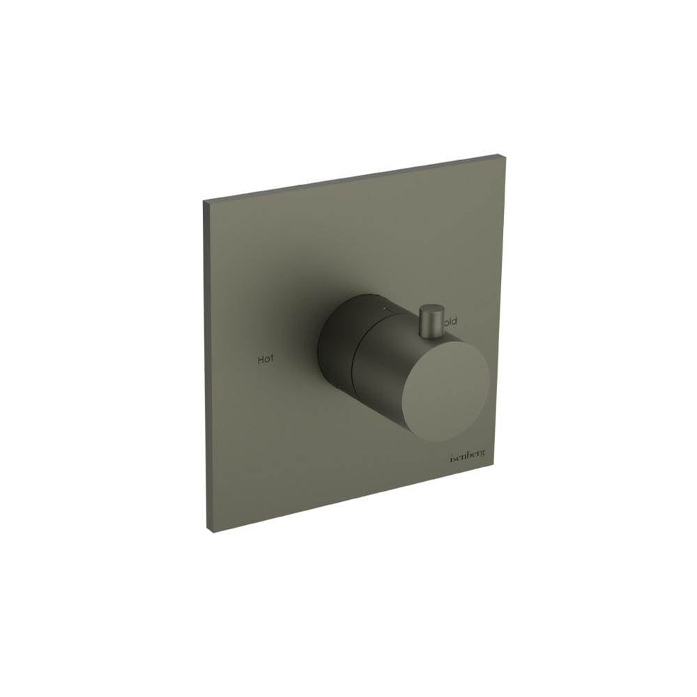 Isenberg By Flusso - 3/4'' Thermostatic Valve With Trim - Gun Metal Grey