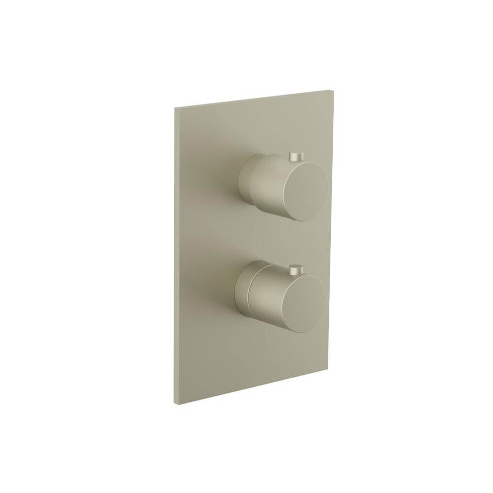 Isenberg By Flusso - 3/4'' Thermostatic Valve & Trim - 3 Output - Light Verde