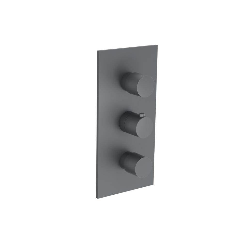 Isenberg By Flusso - 3/4'' Thermostatic Valve & Trim - 4 Output - Rock Grey