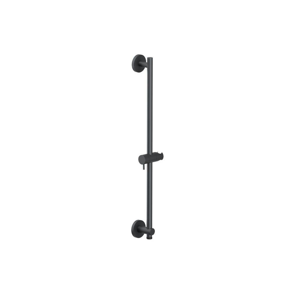 Isenberg By Flusso - Shower Slide Bar With Integrated Wall Elbow - Rock Grey
