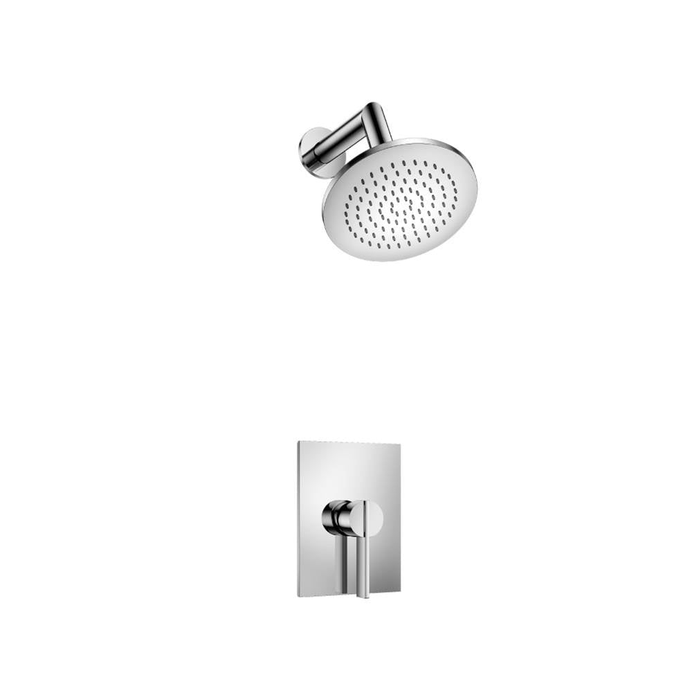Isenberg By Flusso - Single Output Shower Set With Brass Shower Head & Arm - Chrome