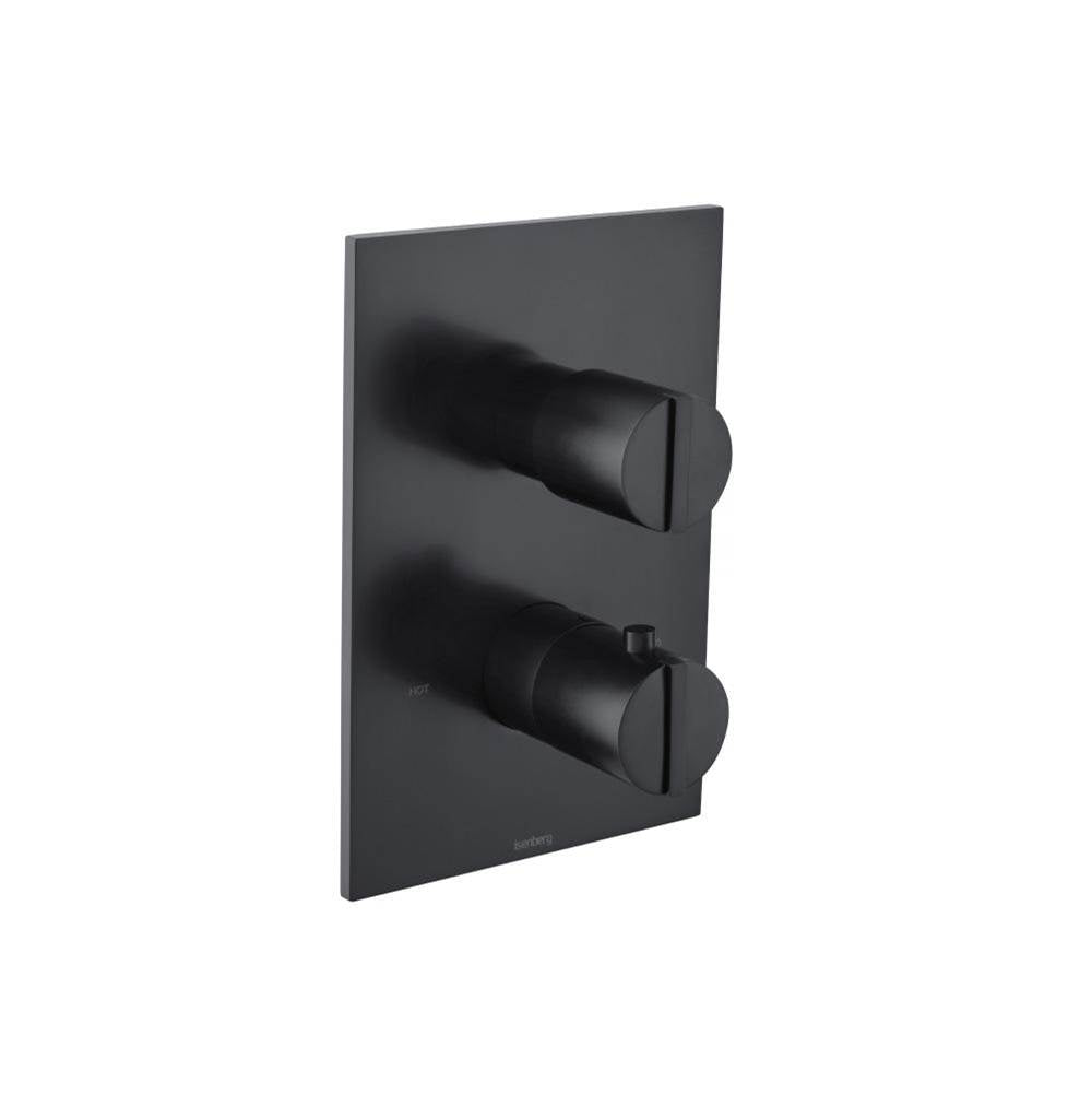 Isenberg By Flusso - 3/4'' Thermostatic Shower Valve & Trim - 1 Output - Matte Black