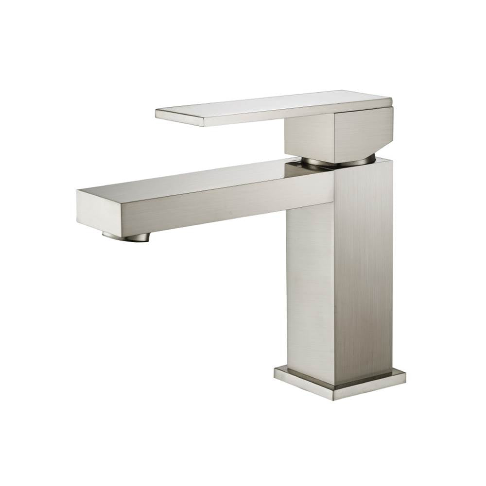 Isenberg By Flusso - Single Hole Bathroom Faucet - Brushed Nickel PVD