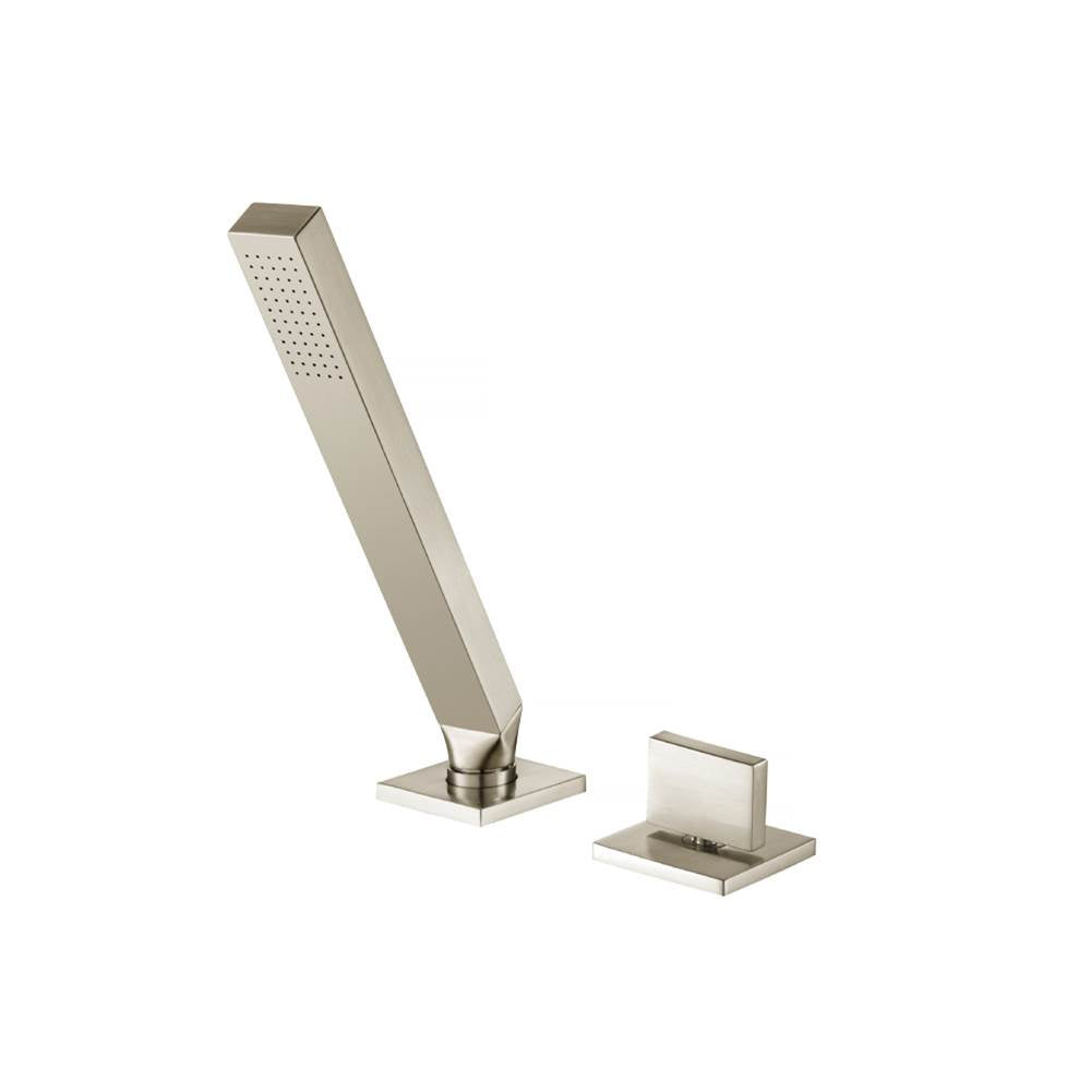 Isenberg By Flusso - Deck Diverter With Holder & Hose - Brushed Nickel PVD