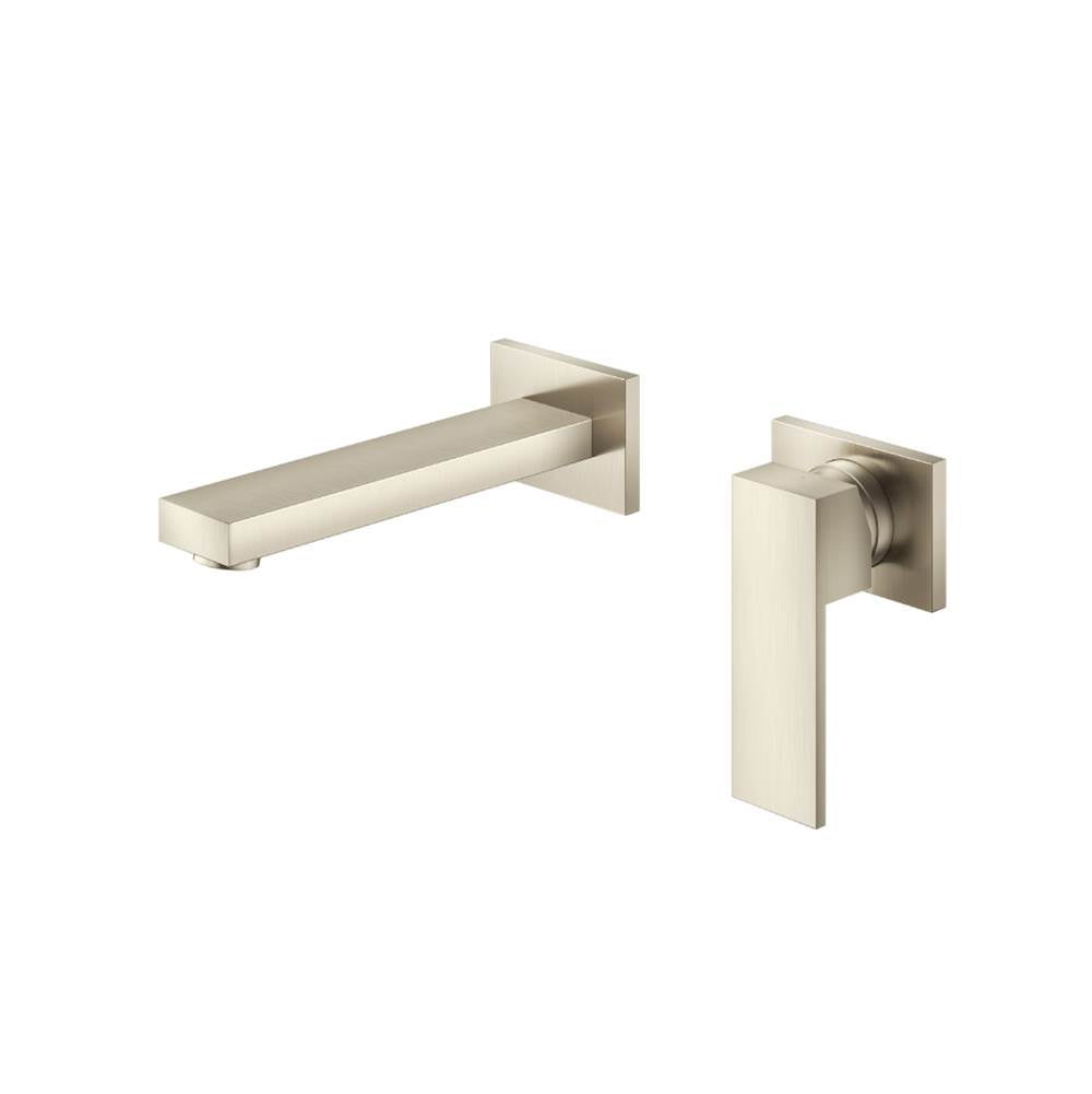 Isenberg By Flusso - Single Handle Wall Mounted Bathroom Faucet - Brushed Nickel PVD